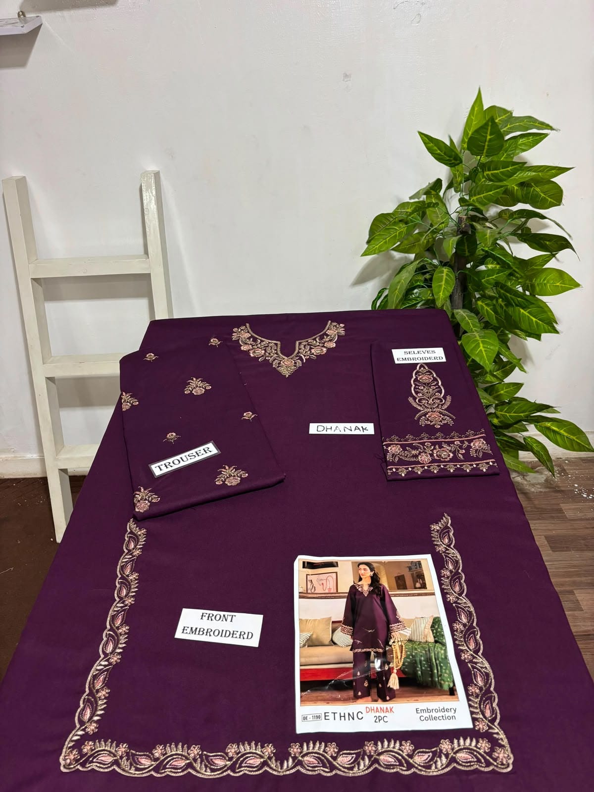 Winter Collection DhaNak Fabric 2pc 2026