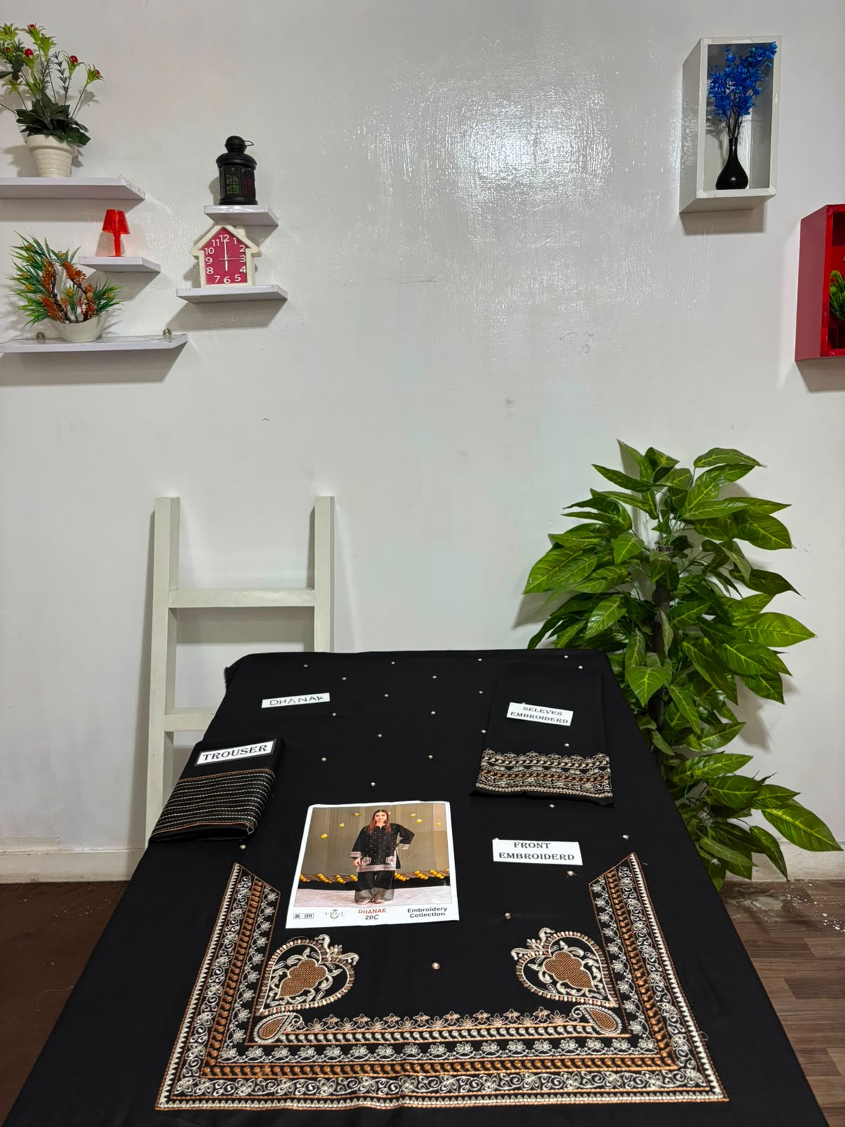 URGE DhaNak 2Pc Embroidery Shirt with Embroider Trouser