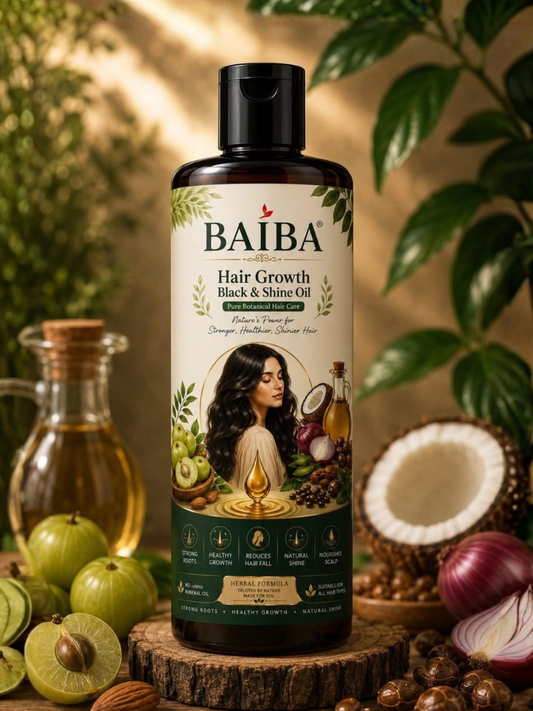 Baiba Hair Growth Black and Shine Oil