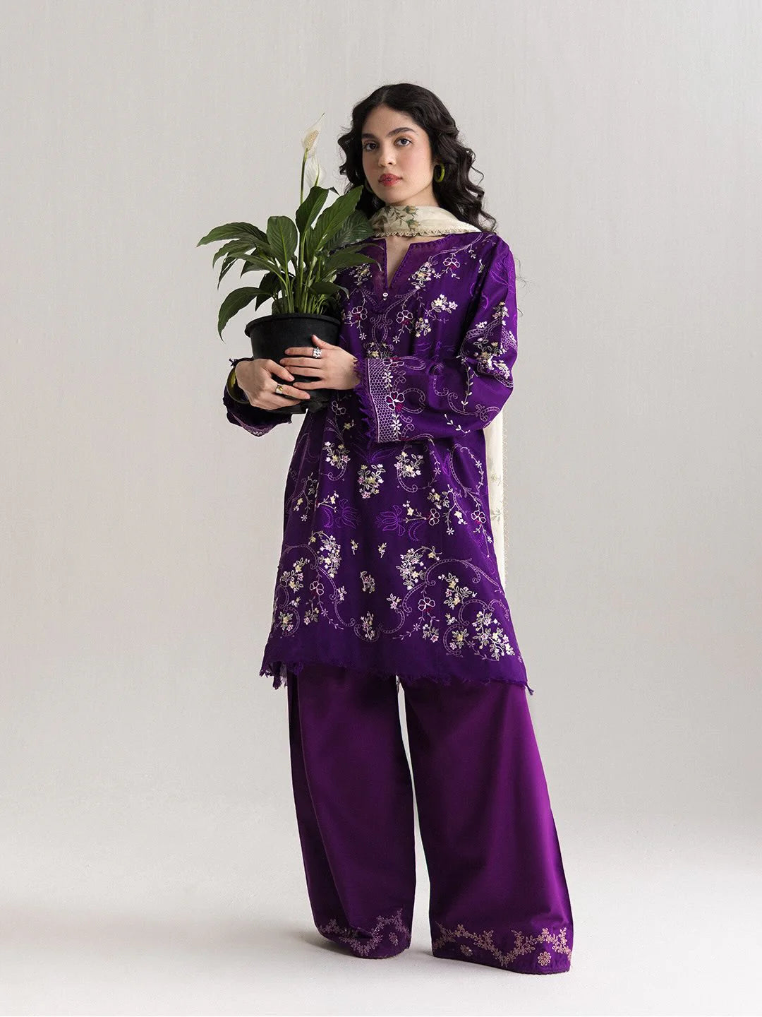 Zara Shahjahan Coco Dhanak 2Pc