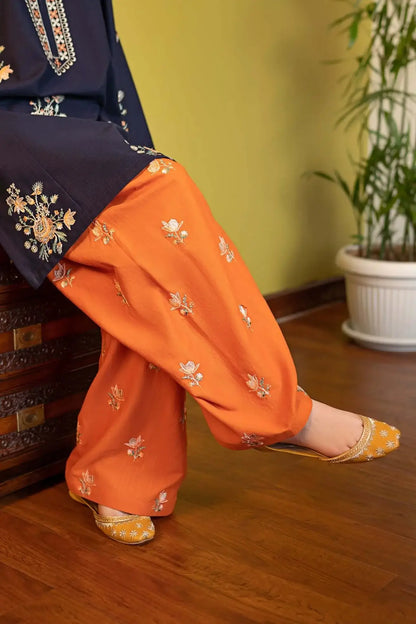 2 Piece Unstitched Heavy Embroidered Lawn Suit