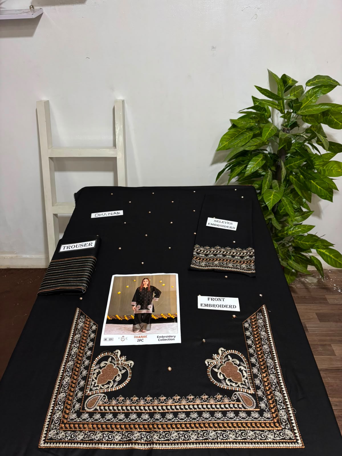 URGE DhaNak 2Pc Embroidery Shirt with Embroider Trouser