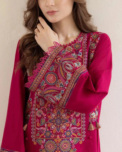 Zareen – Unstiched Embroidered 2PC Lawn