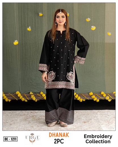URGE DhaNak 2Pc Embroidery Shirt with Embroider Trouser