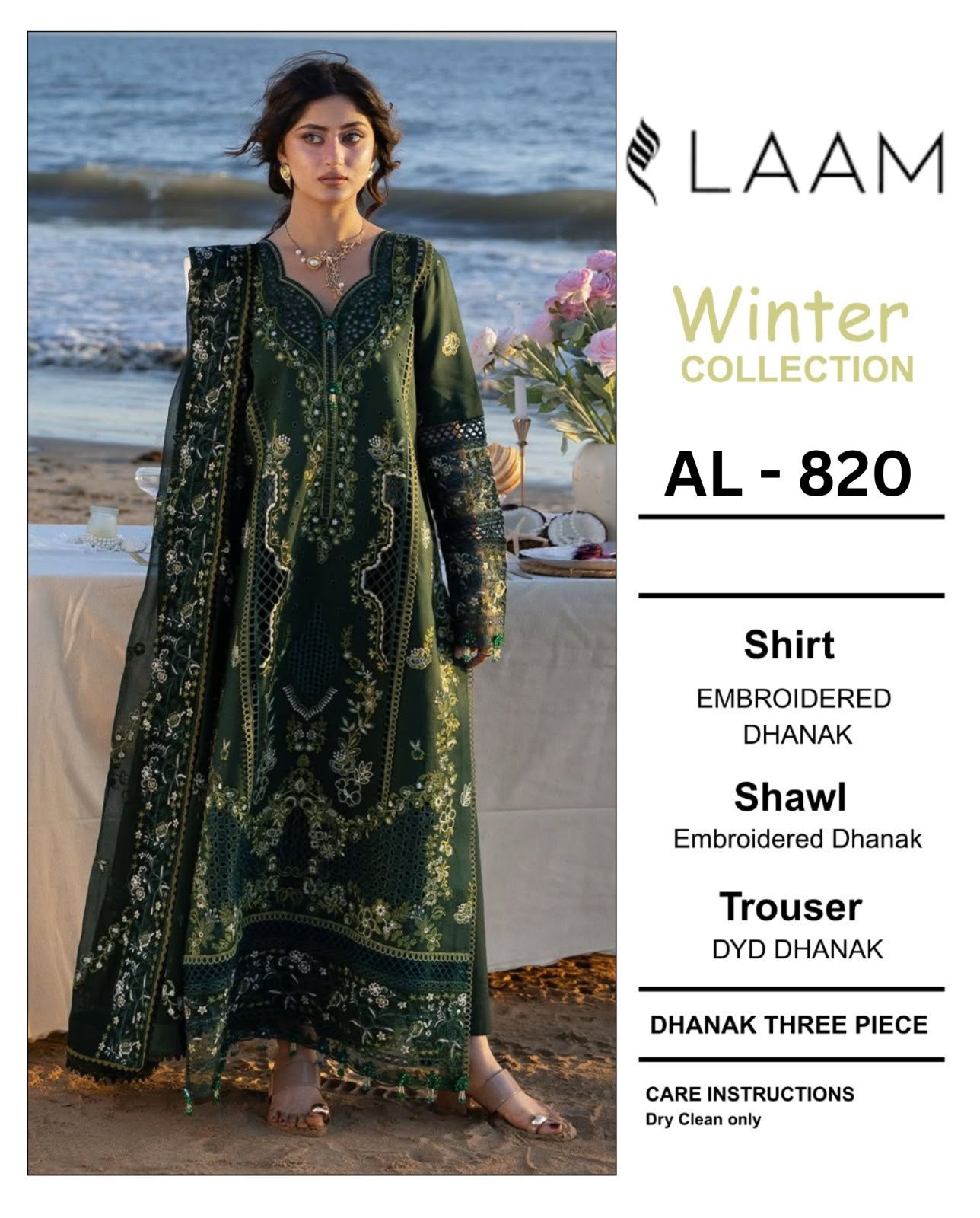 LAAM Winter Collection DhaNak 3pc