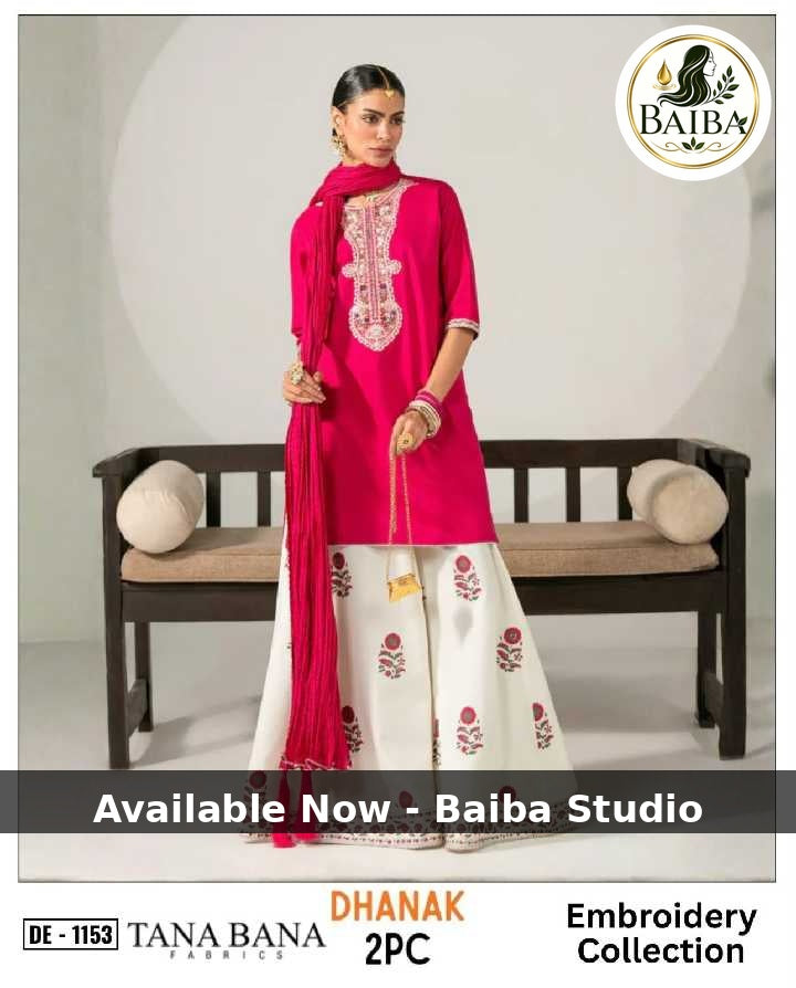 Winter Collection DhaNak Fabric 2pc 2026