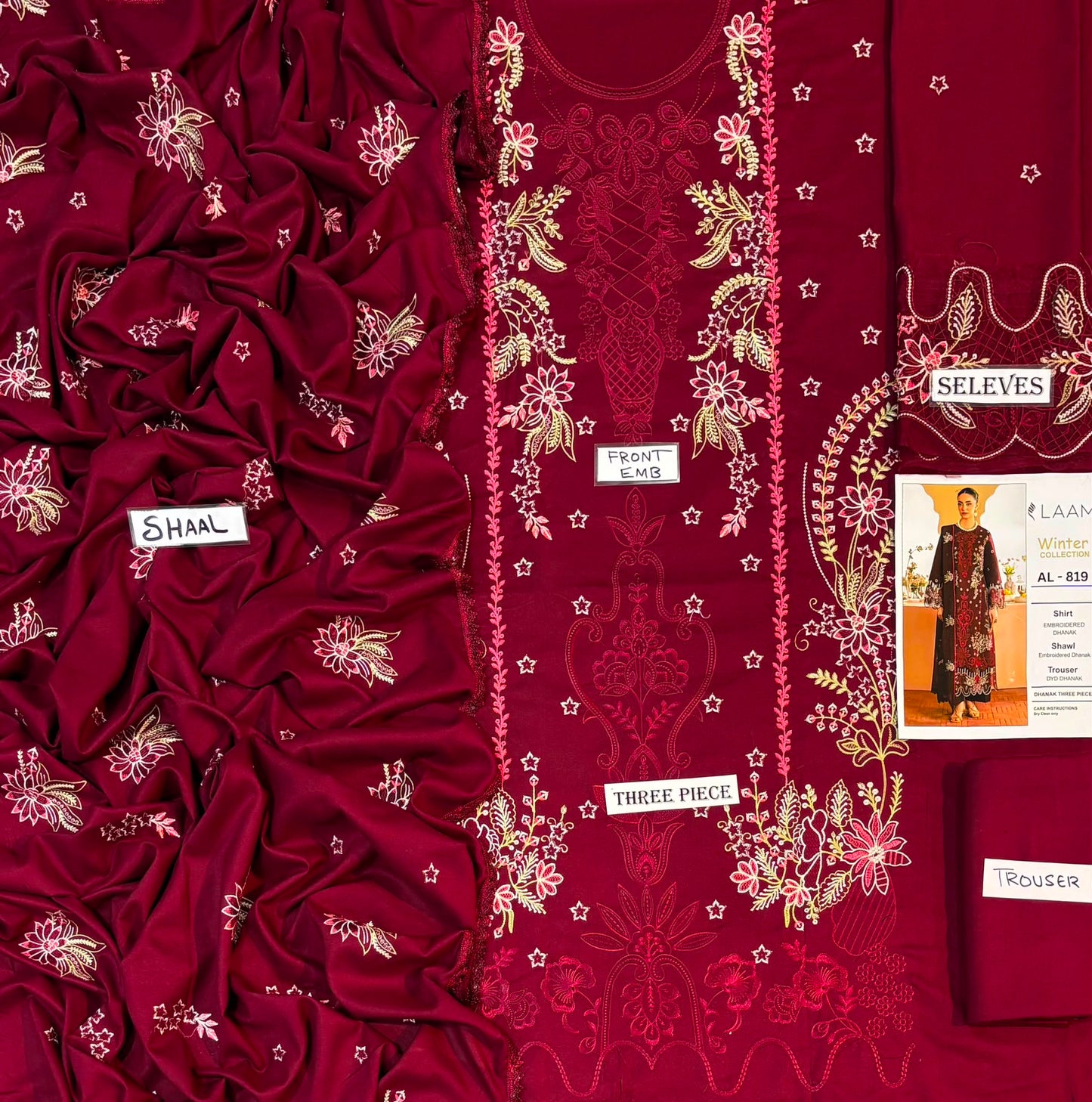 LAAM Winter Collection DhaNak 3pc