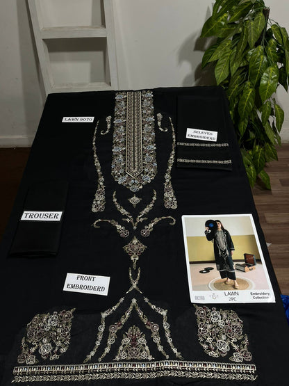 URGE 2peace Lawn fully embroider shirt with plan trouser