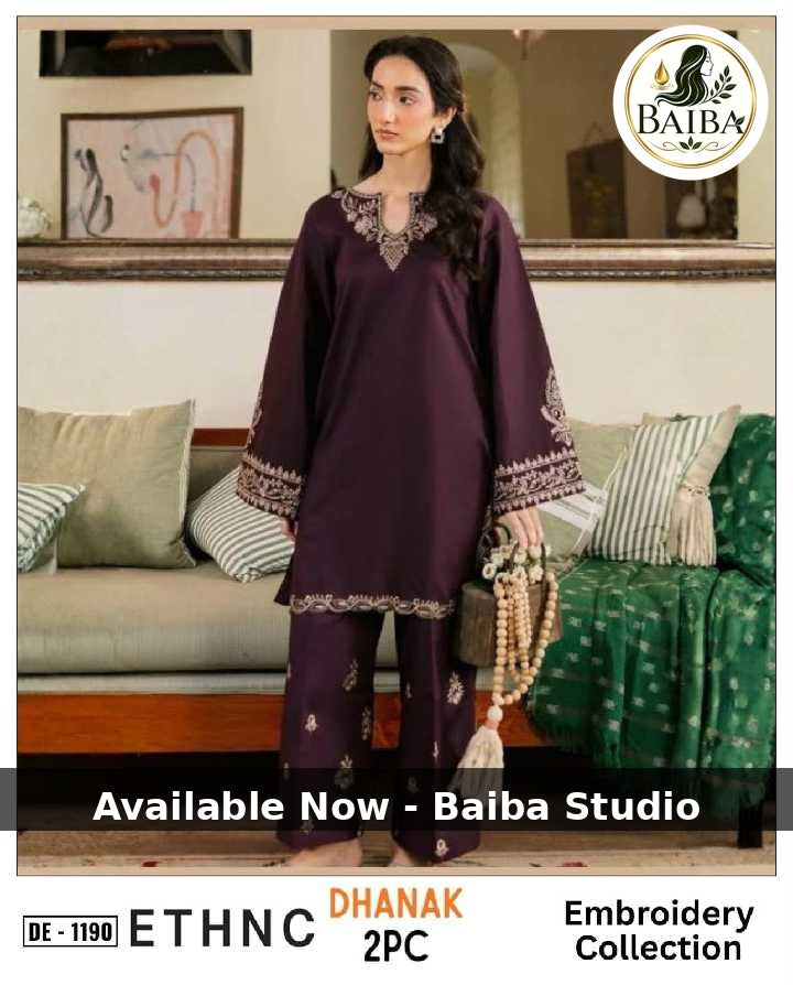 Winter Collection DhaNak Fabric 2pc 2026