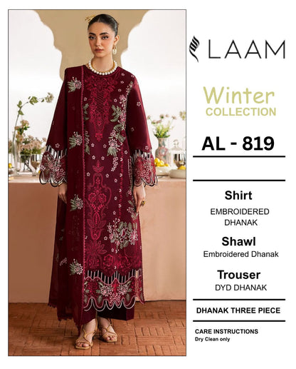 LAAM Winter Collection DhaNak 3pc