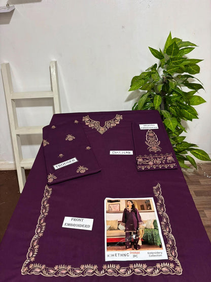 Winter Collection DhaNak Fabric 2pc 2026
