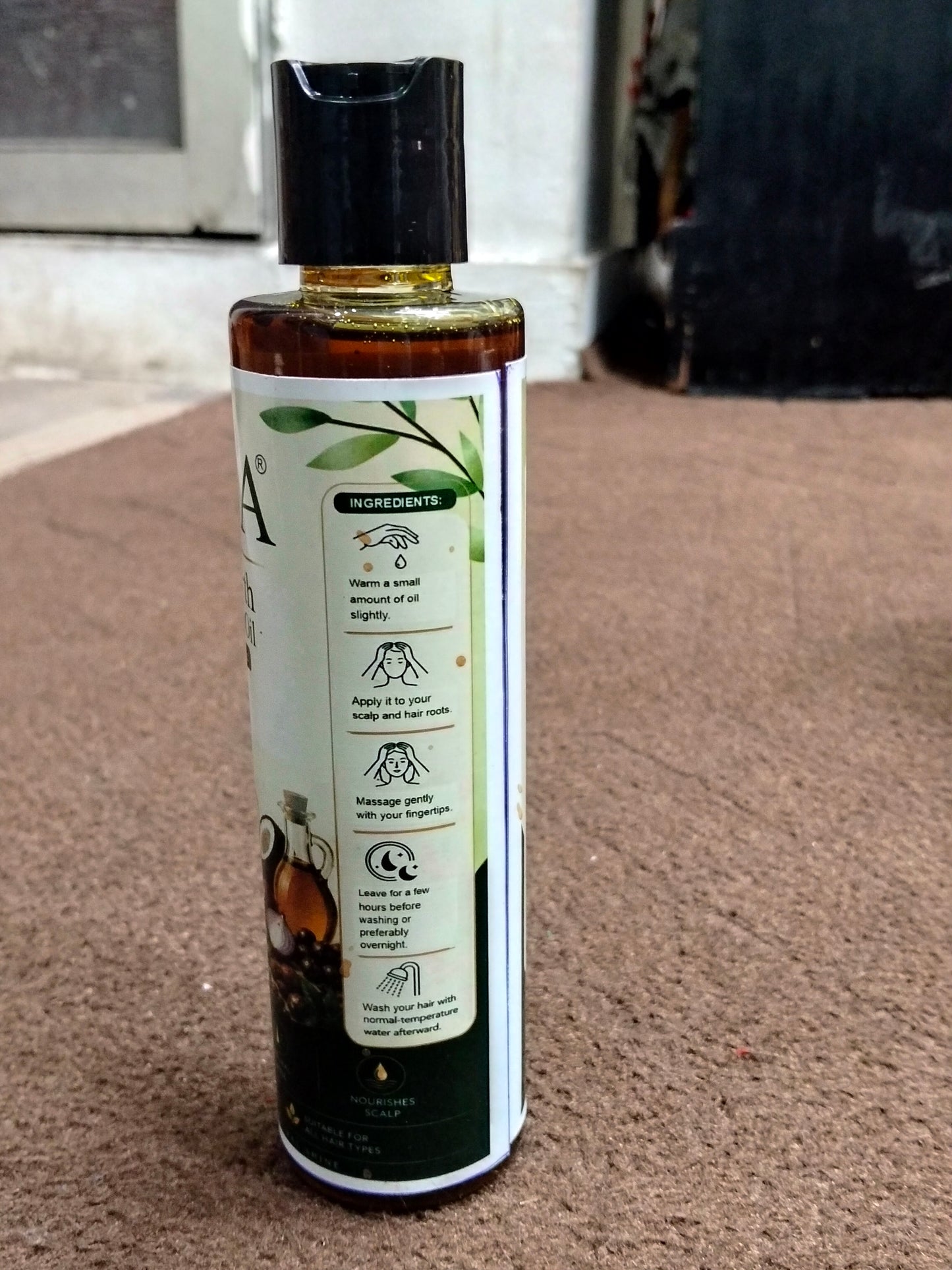 BaiBa Hair Growth Black & Shine Oil