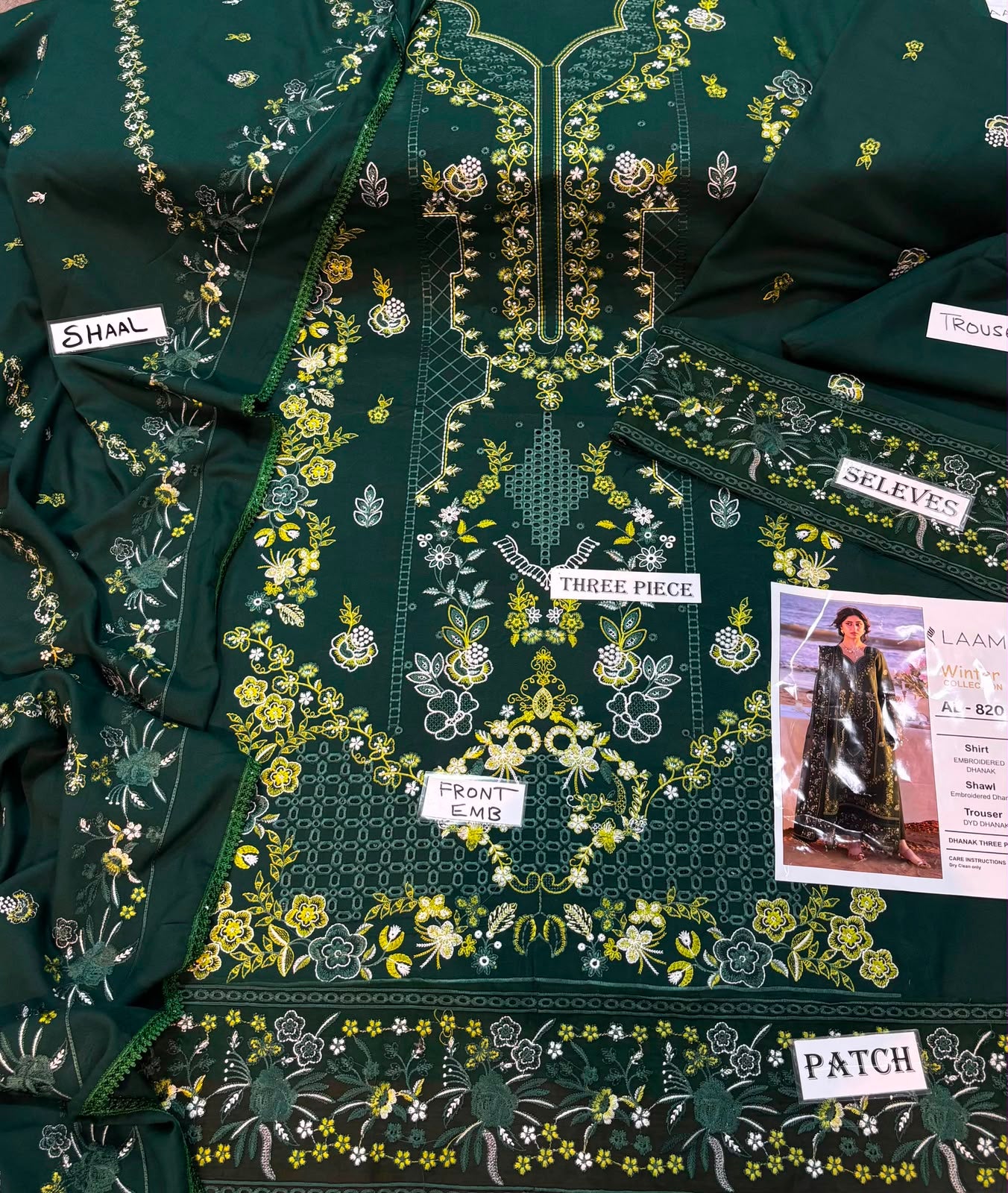 LAAM Winter Collection DhaNak 3pc