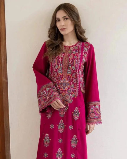 Zareen – Unstiched Embroidered 2PC Lawn